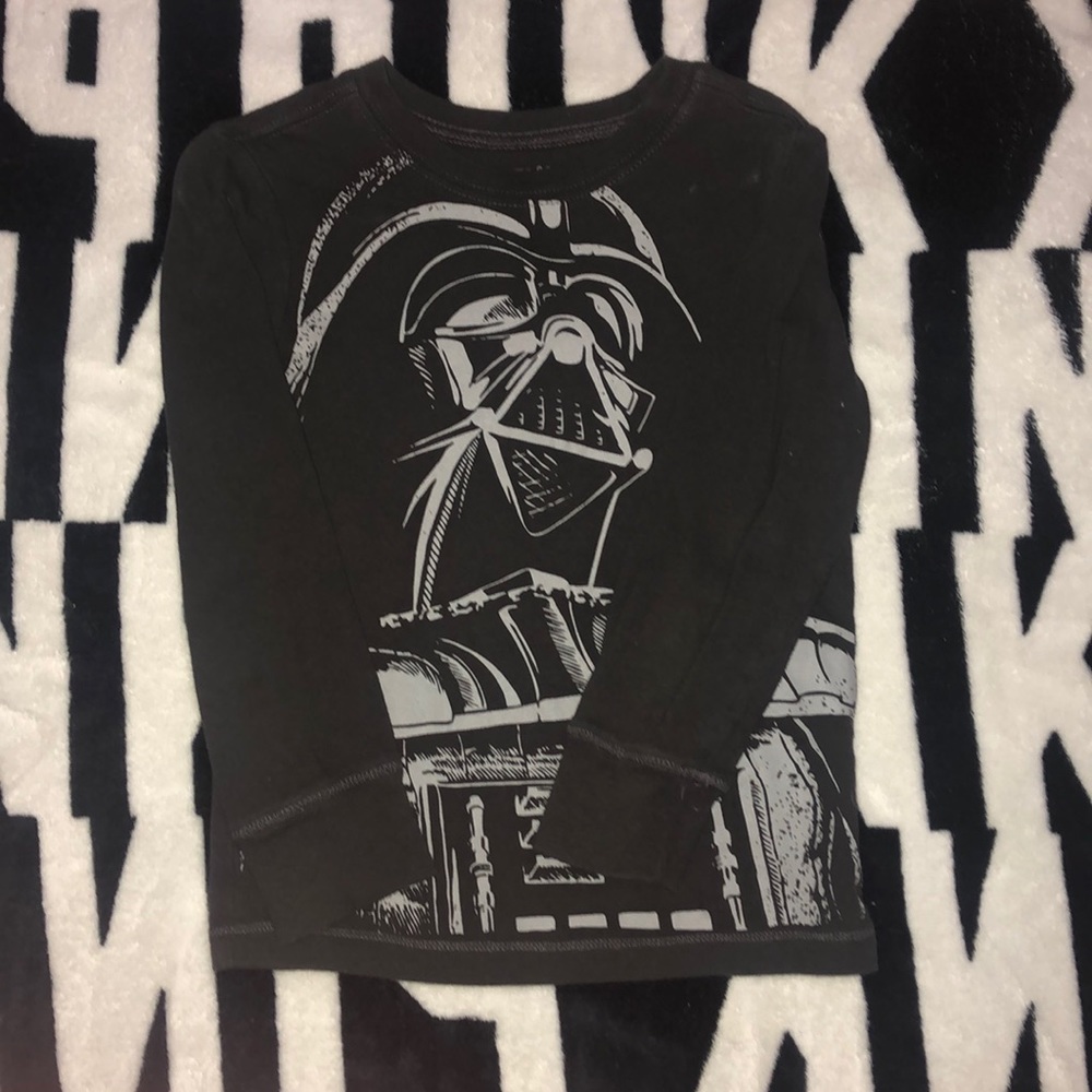 Boys Darth Vader long sleeve T-shirt.